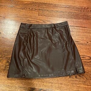 Leather Skirt